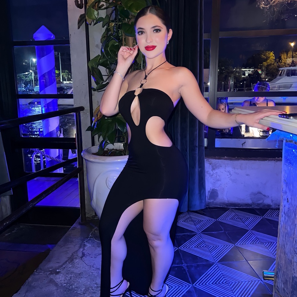 Black Cutout Dress